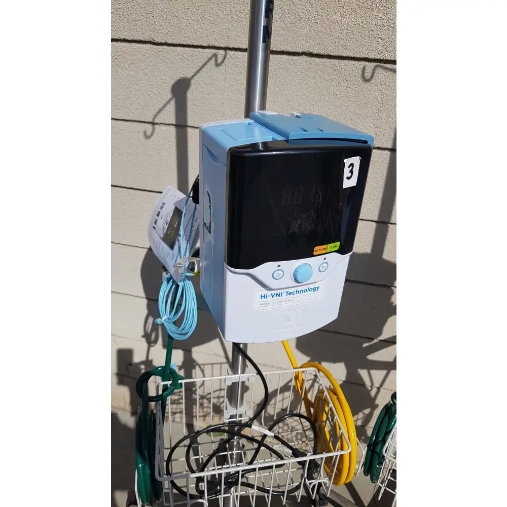 Lot of 3 - Vapotherm Hi-VNI Respiratory Therapy Units With Stands - Respiratory Therapy Unit