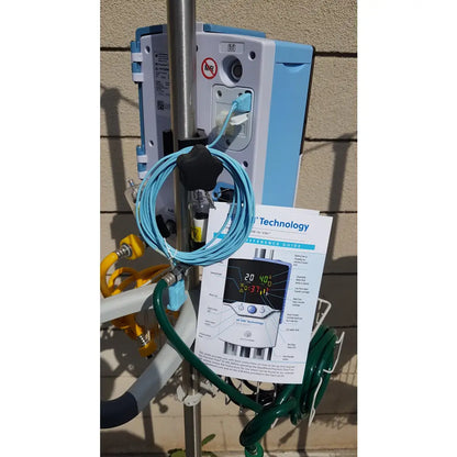 Lot of 3 - Vapotherm Hi-VNI Respiratory Therapy Units With Stands - Respiratory Therapy Unit