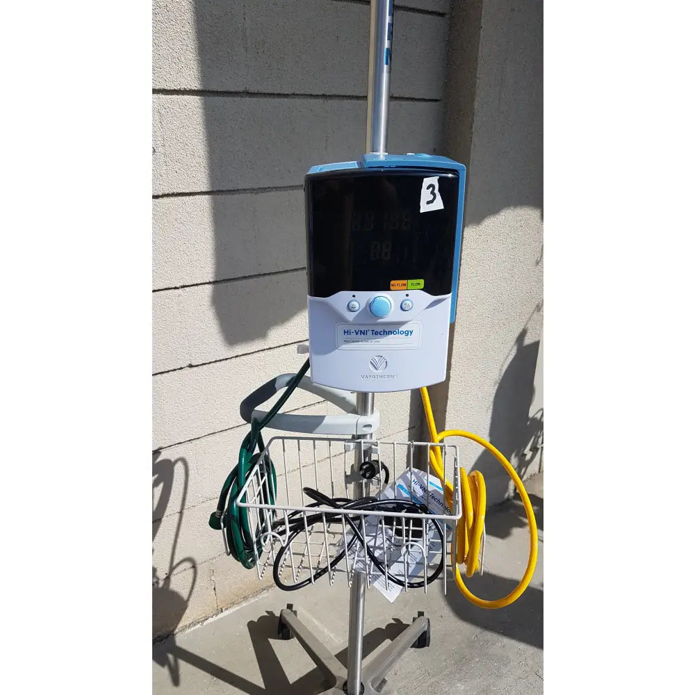 Lot of 3 - Vapotherm Hi-VNI Respiratory Therapy Units With Stands - Respiratory Therapy Unit