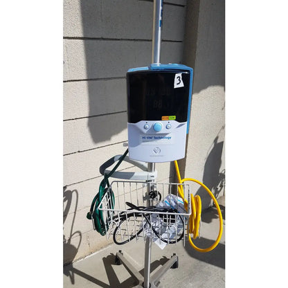 Lot of 3 - Vapotherm Hi-VNI Respiratory Therapy Units With Stands - Respiratory Therapy Unit