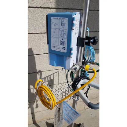 Lot of 3 Vapotherm Precision Flow Plus Hi-VNI Respiratory Units With Rolling Stands - Respiratory Unit