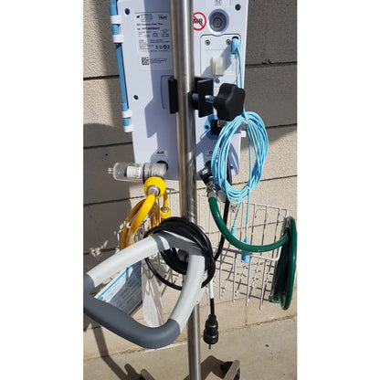 Lot of 3 Vapotherm Precision Flow Plus Hi-VNI Respiratory Units With Rolling Stands - Respiratory Unit