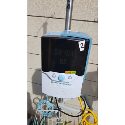 Lot of 3 Vapotherm Precision Flow Plus Hi-VNI Respiratory Units With Rolling Stands - Respiratory Unit