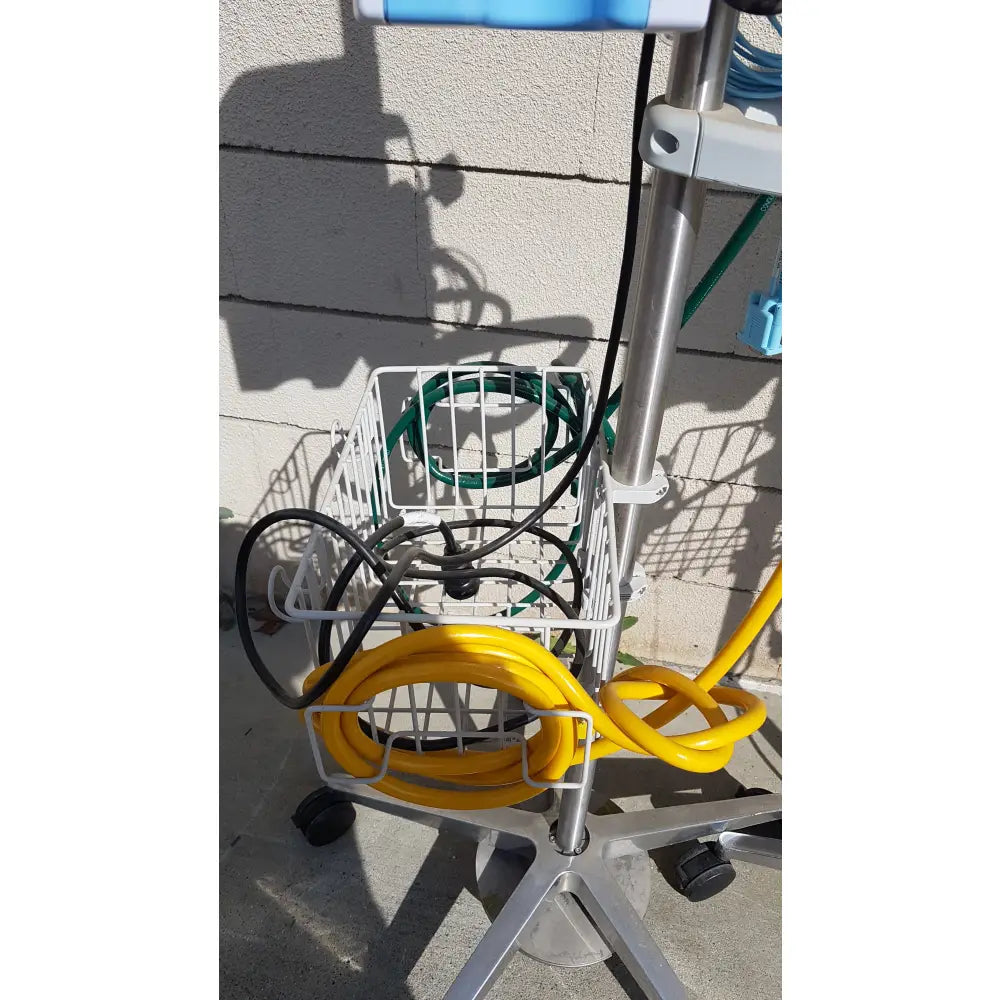 Lot of 3 Vapotherm Precision Flow Plus Hi-VNI Respiratory Units With Rolling Stands - Respiratory Unit