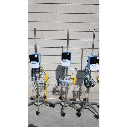 Lot of 3 Vapotherm Respiratory Therapy Units With Stands Ref Precision Flow Plus - Respiratory Therapy Unit