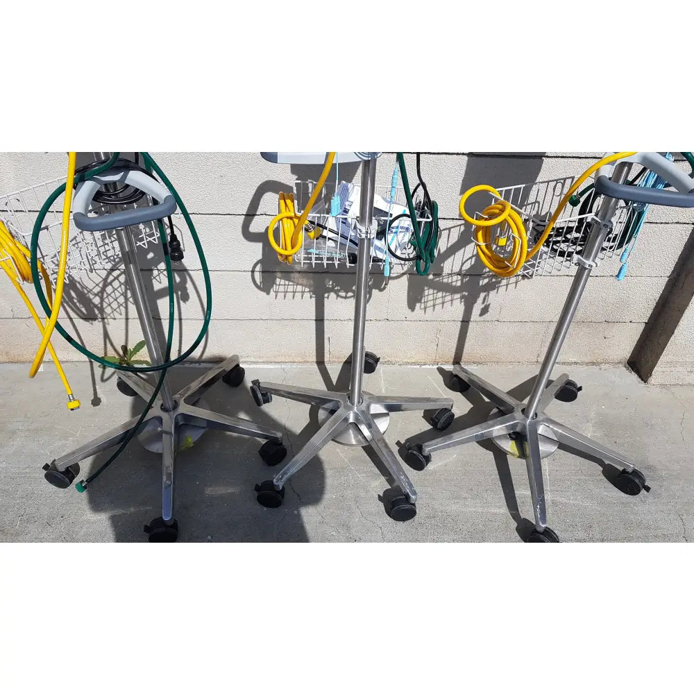 Lot of 3 Vapotherm Respiratory Therapy Units With Stands Ref Precision Flow Plus - Respiratory Therapy Unit