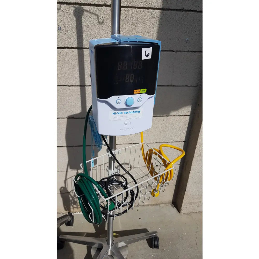 Lot of 3 Vapotherm Respiratory Therapy Units With Stands Ref Precision Flow Plus - Respiratory Therapy Unit