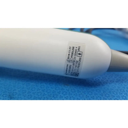 White cylindrical verathon bladderscan ultrasound probe with serial label for reuse medical equipment lot of 3
