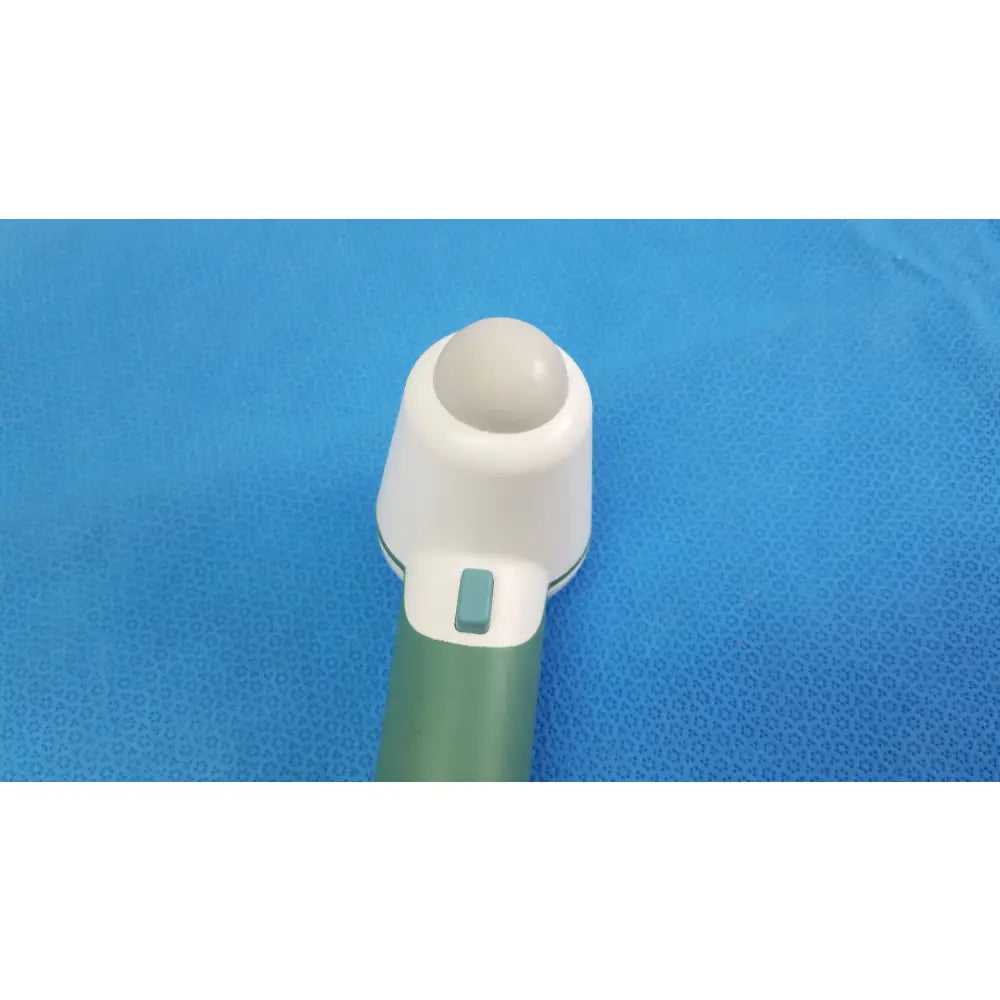 Lot of 3 verathon bladderscan ultrasound probes with white and green handheld medical equipment for reuse use
