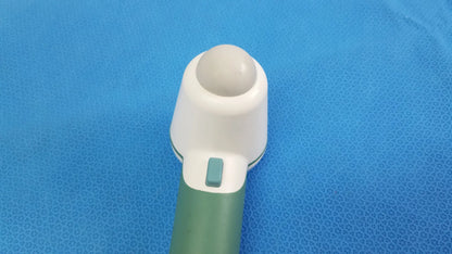 Lot of 3 verathon bladderscan ultrasound probes with white and green handheld medical equipment for reuse use