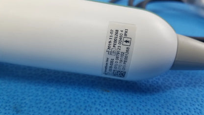White cylindrical verathon bladderscan ultrasound probe with serial label for reuse medical equipment lot of 3