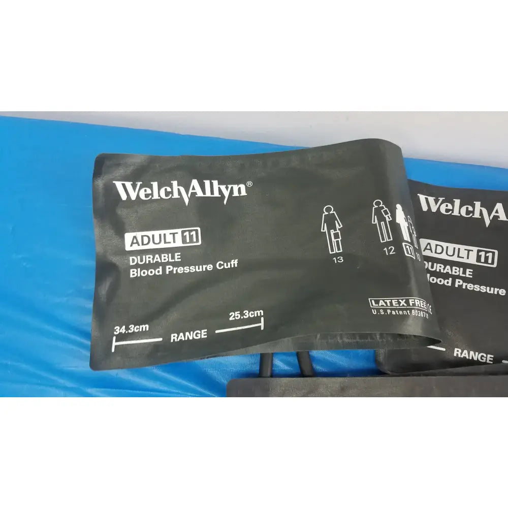 Welch Allyn Lot of - 3 Welch Allyn Flexiport Reusable Blood Pressure Cuffs Adult 11 FlexiPort Reusable Adult Blood Pressure Cuff, second-hand product photo 3