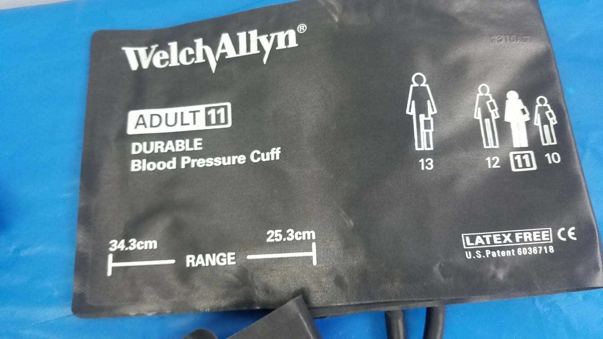 Welch Allyn Lot of - 3 Welch Allyn Flexiport Reusable Blood Pressure Cuffs Adult 11 FlexiPort Reusable Adult Blood Pressure Cuff, second-hand product photo 4