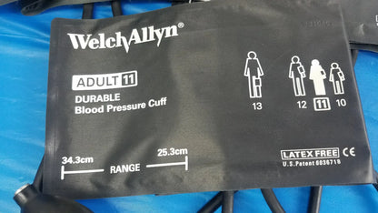 Welch Allyn Lot of - 3 Welch Allyn Flexiport Reusable Blood Pressure Cuffs Adult 11 FlexiPort Reusable Adult Blood Pressure Cuff, second-hand product photo 2