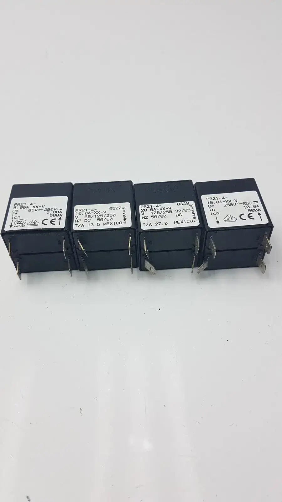 AIRPAX Lot of 4 Airpax PR21-4-0349 250V Fuse Fuse, second-hand product photo 4