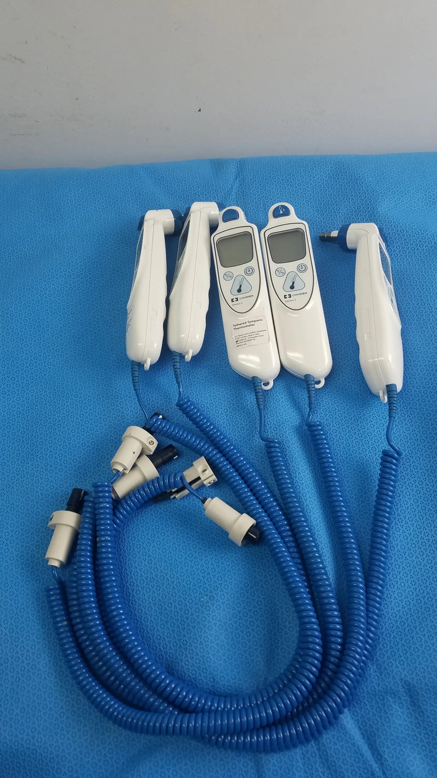 Covidien Lot of 5 Coviden Genius 2 Tethered Typmpanic Thermometer Tympanic Thermometer, second-hand product photo 1