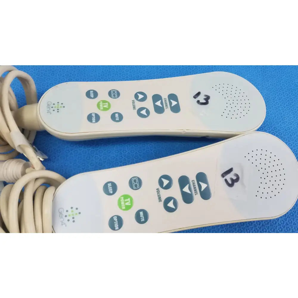 Curbell Lot of - 4 Curbell Gen4 Pillow Speaker TV Controller P/N 4D020N-Z500038 Pillow Speaker TV Controller, as-is (for parts) product photo 10