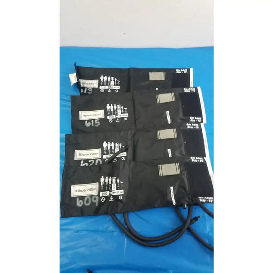 Henry Schein Lot of - 4 Henry Schein Adult Blood Pressure Cuffs Small 10 Blood Pressure Cuff, second-hand product photo 1
