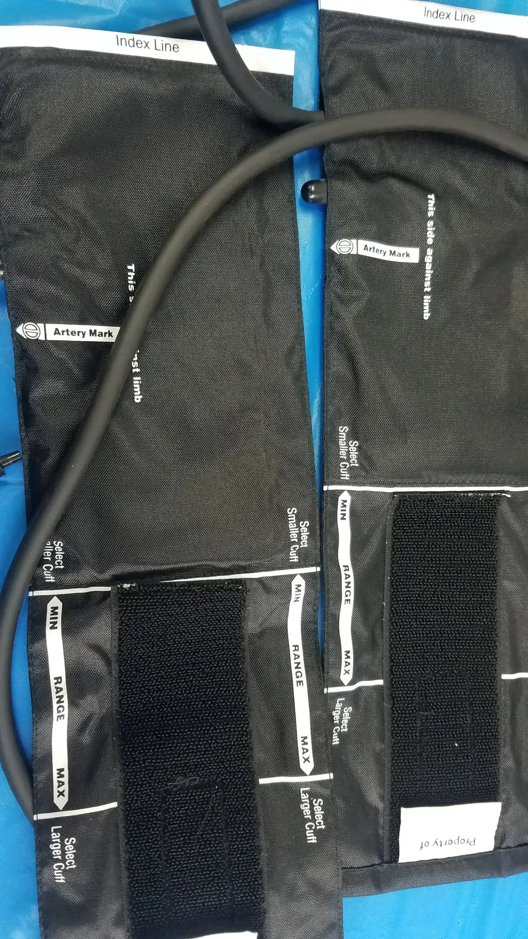 Henry Schein Lot of - 4 Henry Schein Adult Blood Pressure Cuffs Small 10 Blood Pressure Cuff, second-hand product photo 5