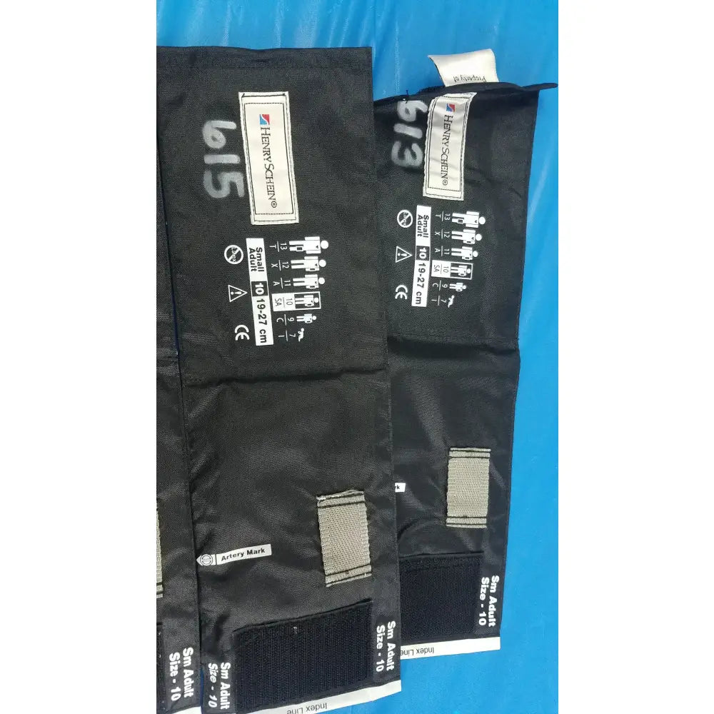 Henry Schein Lot of - 4 Henry Schein Adult Blood Pressure Cuffs Small 10 Blood Pressure Cuff, second-hand product photo 4