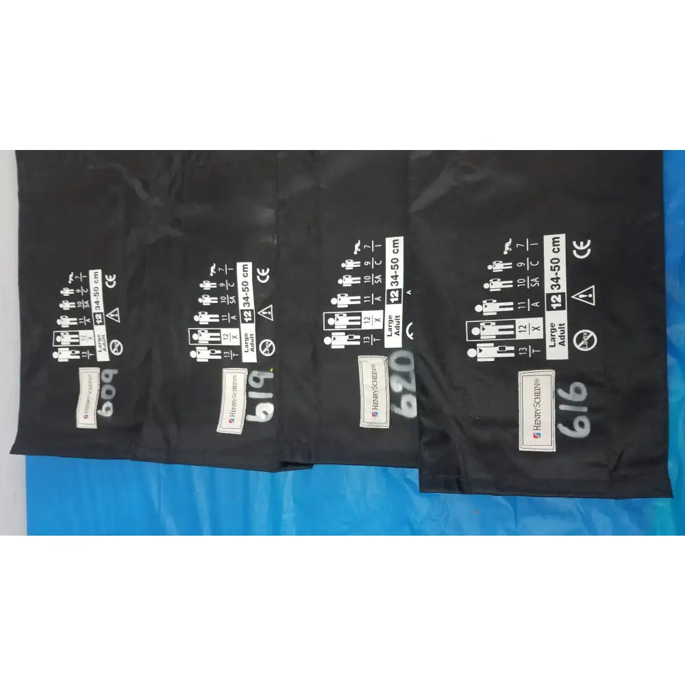 Henry Schein Lot of - 4 Henry Schein Blood Pressure Cuffs Large Adult 12 Blood Pressure Cuff, second-hand product photo 3