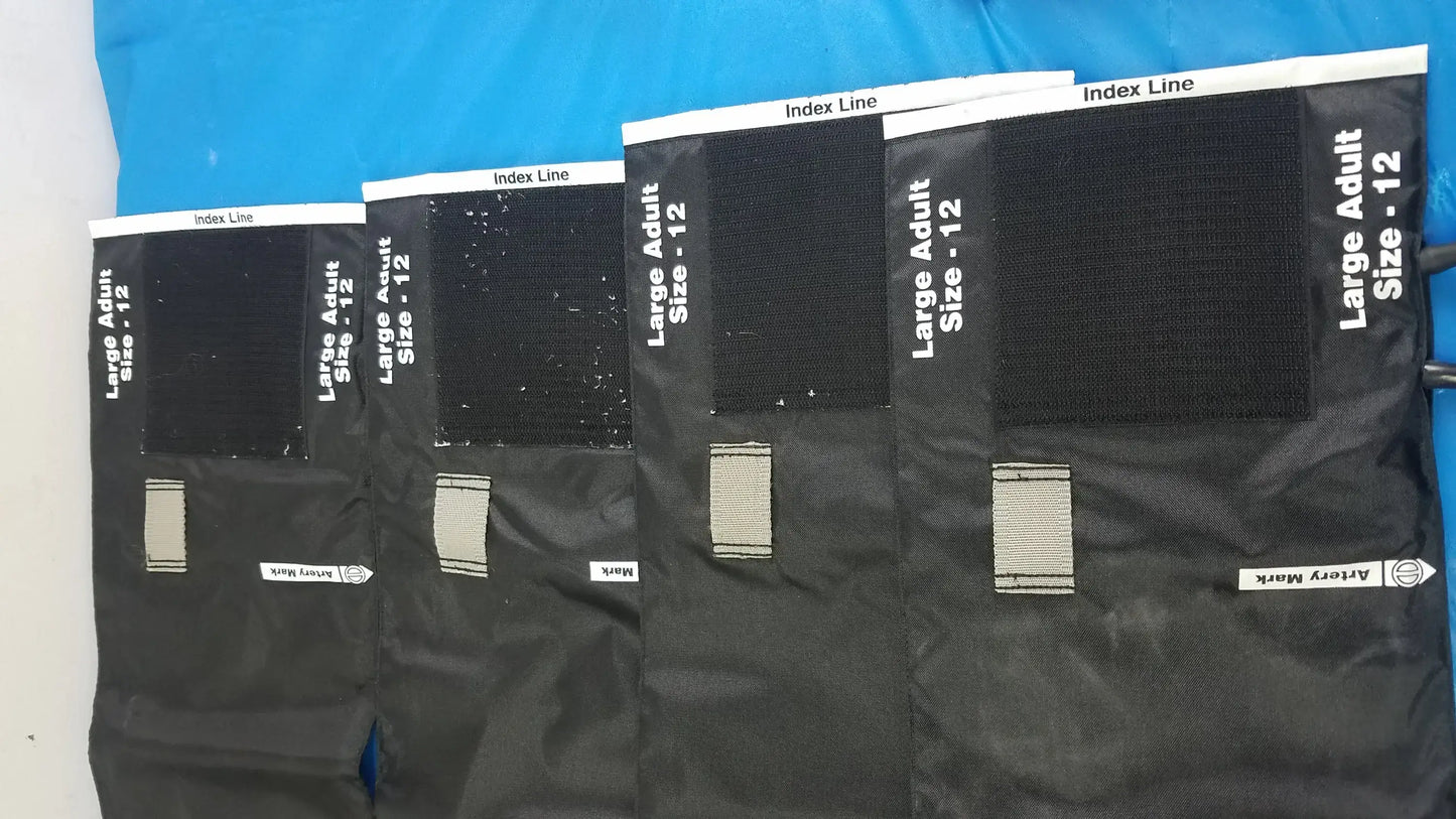 Henry Schein Lot of - 4 Henry Schein Blood Pressure Cuffs Large Adult 12 Blood Pressure Cuff, second-hand product photo 4