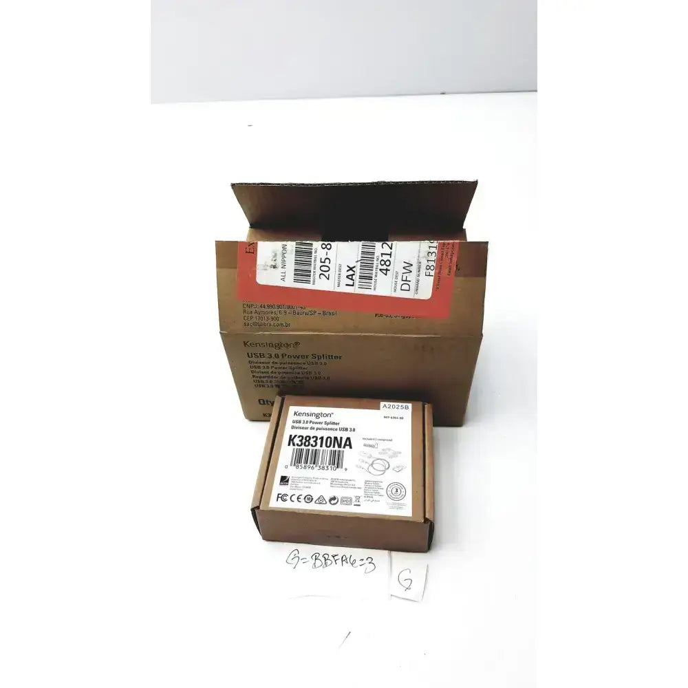 Kensington Lot of 4 Kensington K38310NA 60W USB 3.0 Power Splitter USB Power Splitter, second-hand product photo 1