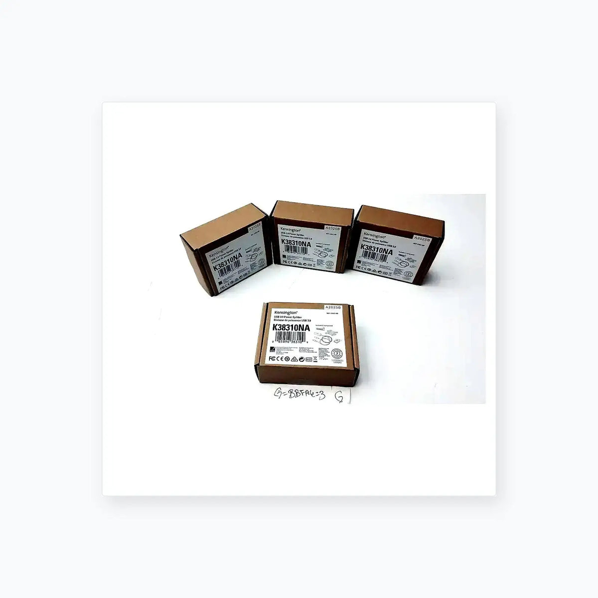 Kensington Lot of 4 Kensington K38310NA 60W USB 3.0 Power Splitter USB Power Splitter, second-hand product photo 3