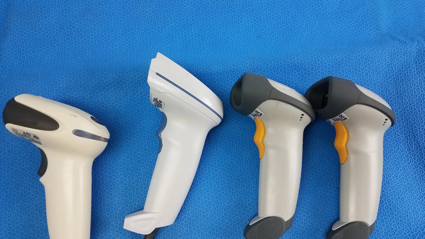 N/A Lot of 4 Laser Barcode Scanner Reader Laser Barcode Scanner Reader, second-hand product photo 2