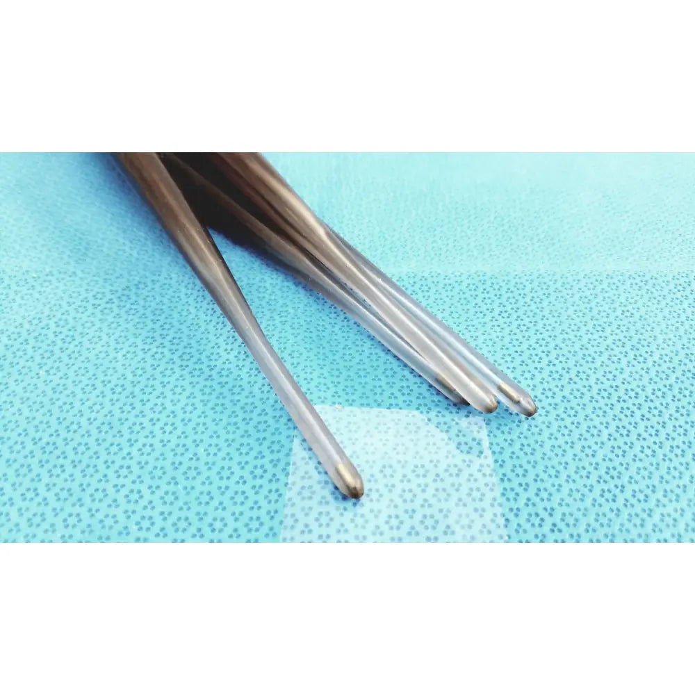Stainless steel surgical forceps with polished reflective handles and pointed tips for savary gilliard dilator cook endoscope 18mm
