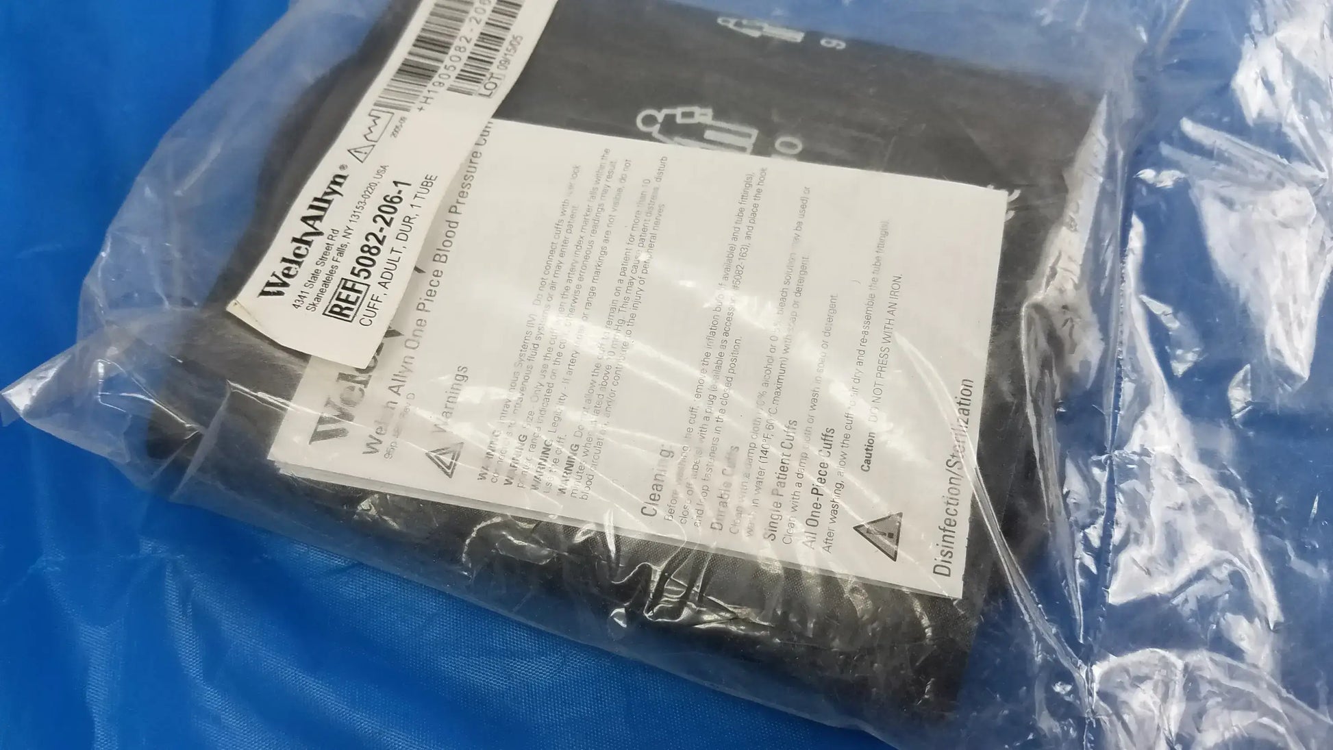 Welch Allyn Lot of - 4 Welch Allyn Adult 11 Blood Pressure Cuffs Ref 5082-206-1 Blood Pressure Cuff, second-hand product photo 5