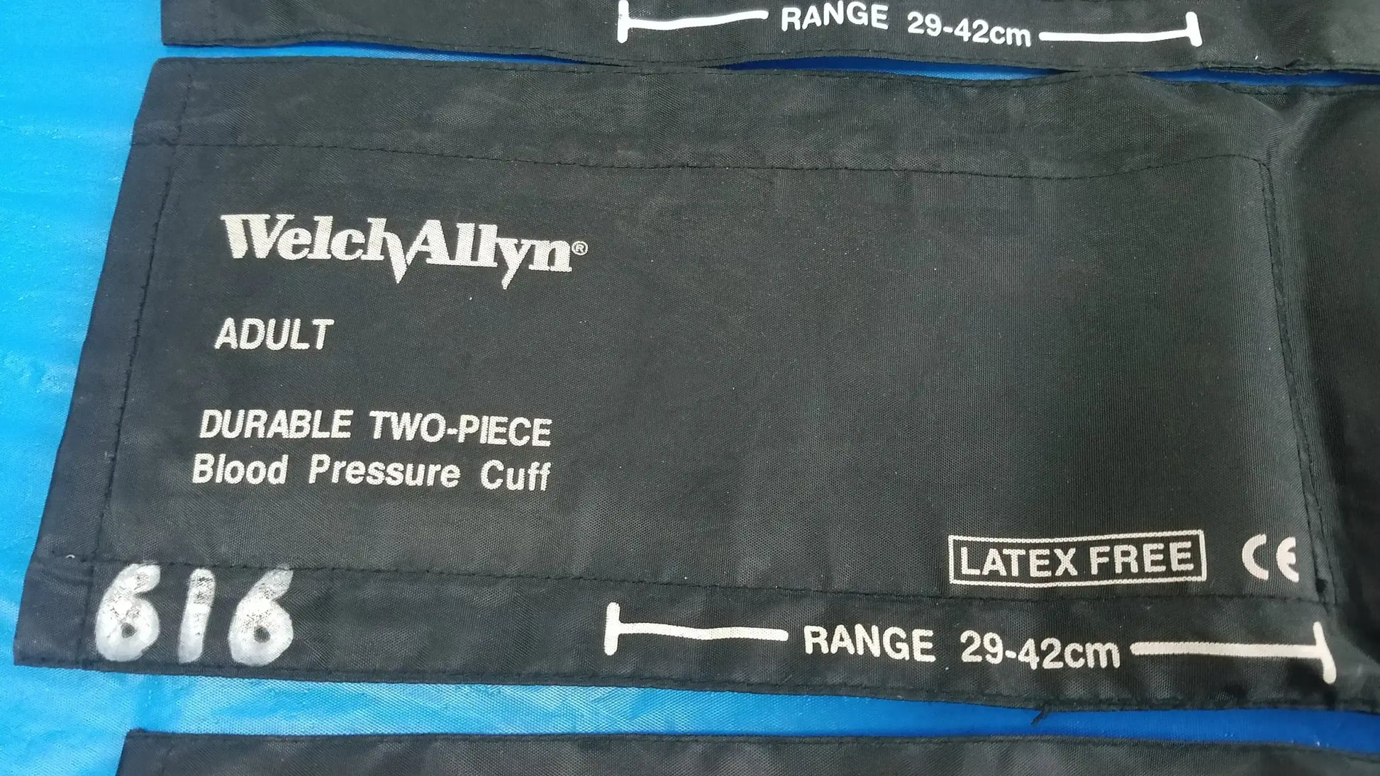 Welch Allyn Lot of - 4 Welch Allyn Two Piece Adult Blood Pressure Cuffs Two-Piece Adult Blood Pressure Cuff, second-hand product photo 7