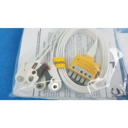 AMC Lot of - 5 AMC 5-Lead Disposable ECG Cable GE Multi-Link to Pinch Shielded 50 5-Lead Disposable ECG Cable, second-hand product photo 12