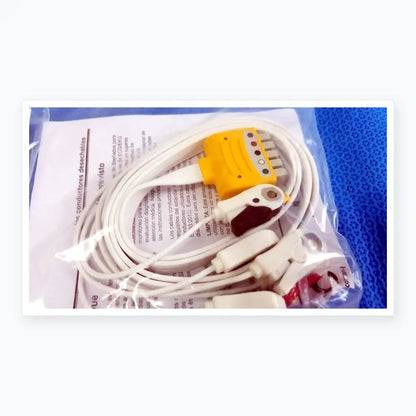 AMC Lot of - 5 AMC 5-Lead Disposable ECG Cable GE Multi-Link to Pinch Shielded 50 5-Lead Disposable ECG Cable, second-hand product photo 11