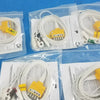 Lot of - 5 AMC 5-Lead Disposable ECG Cable GE Multi-Link to Pinch Shielded 50