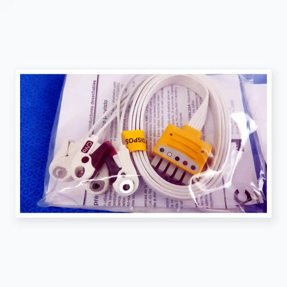 AMC Lot of - 5 AMC 5-Lead Disposable ECG Cable GE Multi-Link to Pinch Shielded 50 5-Lead Disposable ECG Cable, second-hand product photo 12