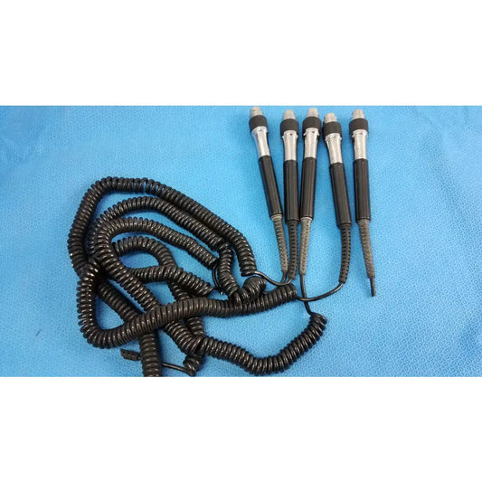 N/A Lot of 5 Coiled Cord and Handle Assembly For Wall Transformer Coiled Cord and Handle Assembly, second-hand product photo 1