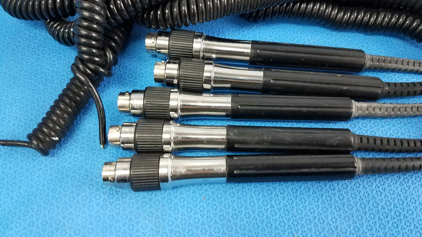 N/A Lot of 5 Coiled Cord and Handle Assembly For Wall Transformer Coiled Cord and Handle Assembly, second-hand product photo 3