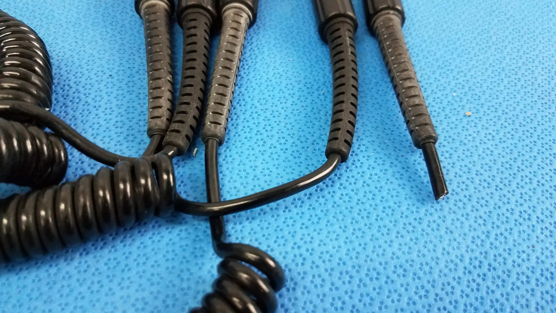 N/A Lot of 5 Coiled Cord and Handle Assembly For Wall Transformer Coiled Cord and Handle Assembly, second-hand product photo 8