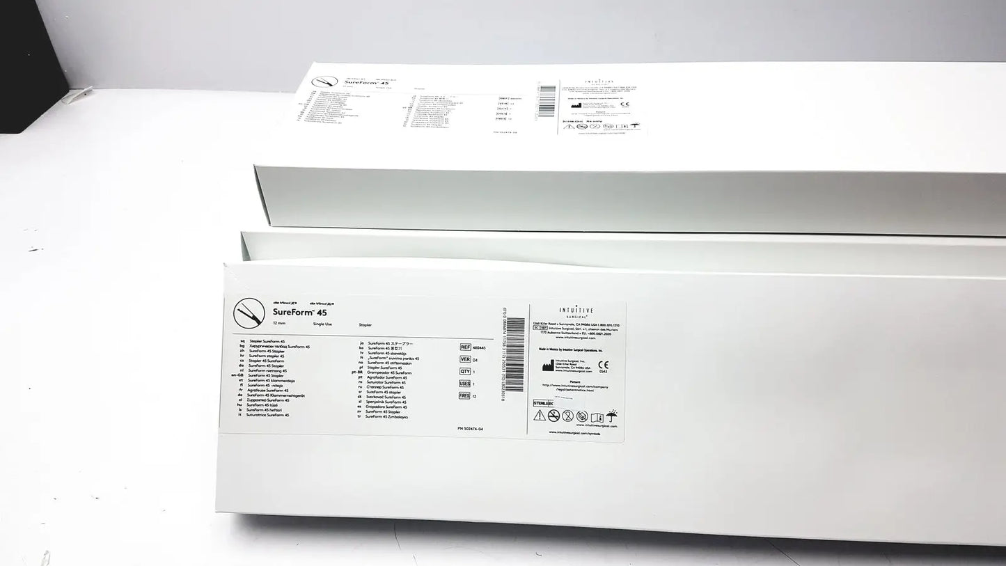 Intuitiive Lot of 5 Intuitiive Surgical DaVincii Xi REF 480445, SurreForm 45 Surgical Stapler Reload, second-hand product photo 1