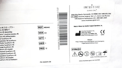 Intuitiive Lot of 5 Intuitiive Surgical DaVincii Xi REF 480445, SurreForm 45 Surgical Stapler Reload, second-hand product photo 7