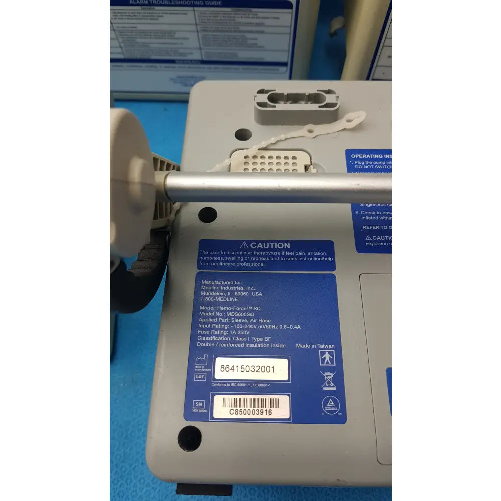 Lot of 5 Medline Hemo Force DVT Compression Pump MDS600SQ - Sequential Compression Device (SCD) / DVT Pump
