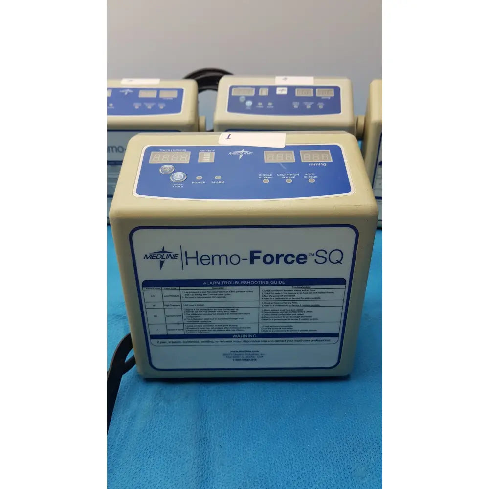 Lot of 5 Medline Hemo Force DVT Compression Pump MDS600SQ - Sequential Compression Device (SCD) / DVT Pump