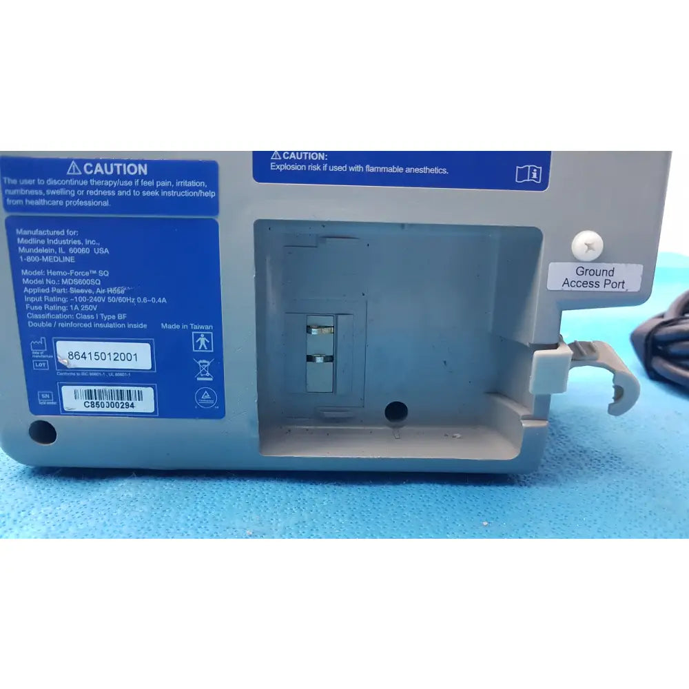 Lot of 5 Medline Hemo Force DVT Compression Pump MDS600SQ - Sequential Compression Device (SCD) / DVT Pump