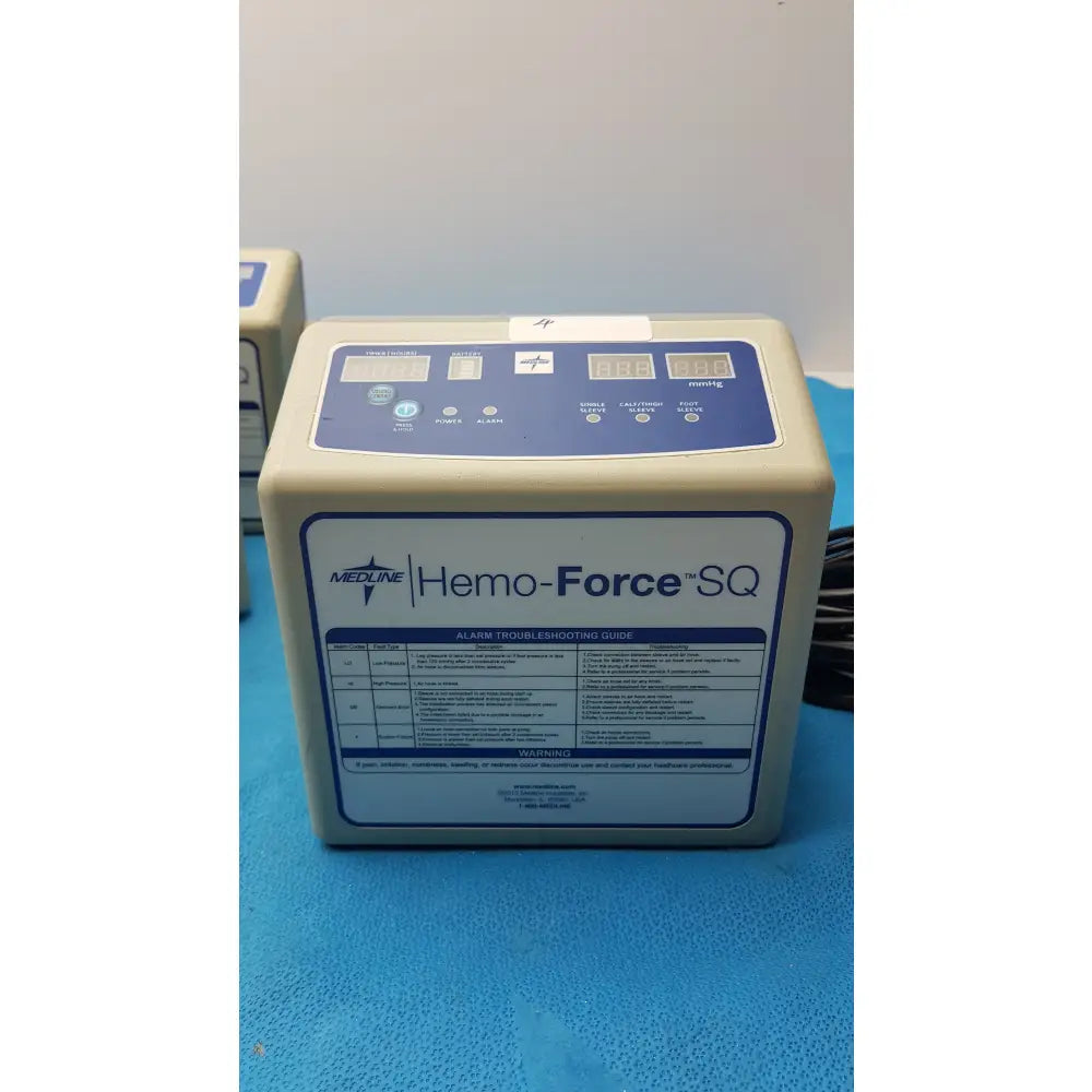 Lot of 5 Medline Hemo Force DVT Compression Pump MDS600SQ - Sequential Compression Device (SCD) / DVT Pump