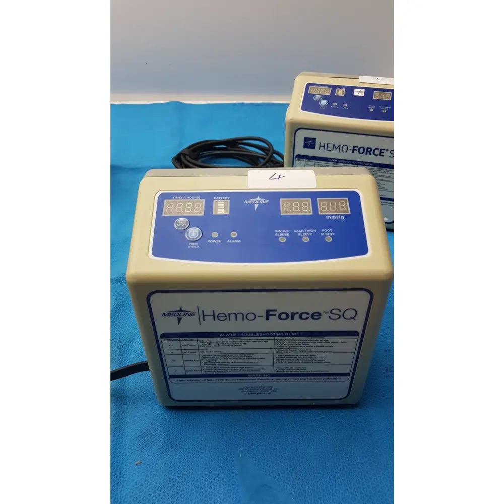 Lot of 5 Medline Hemo Force DVT Compression Pump Model MDS600SQ - Sequential Compression Device (SCD) / DVT Pump