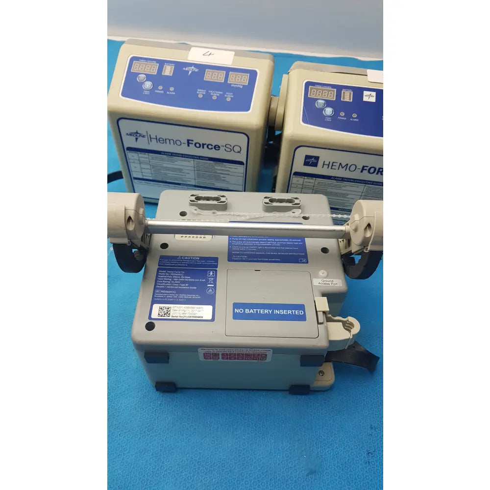 Lot of 5 Medline Hemo Force DVT Compression Pump Model MDS600SQ - Sequential Compression Device (SCD) / DVT Pump
