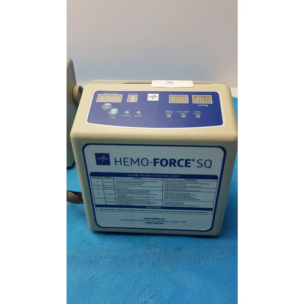 Lot of 5 Medline Hemo Force DVT Compression Pump Model MDS600SQ - Sequential Compression Device (SCD) / DVT Pump