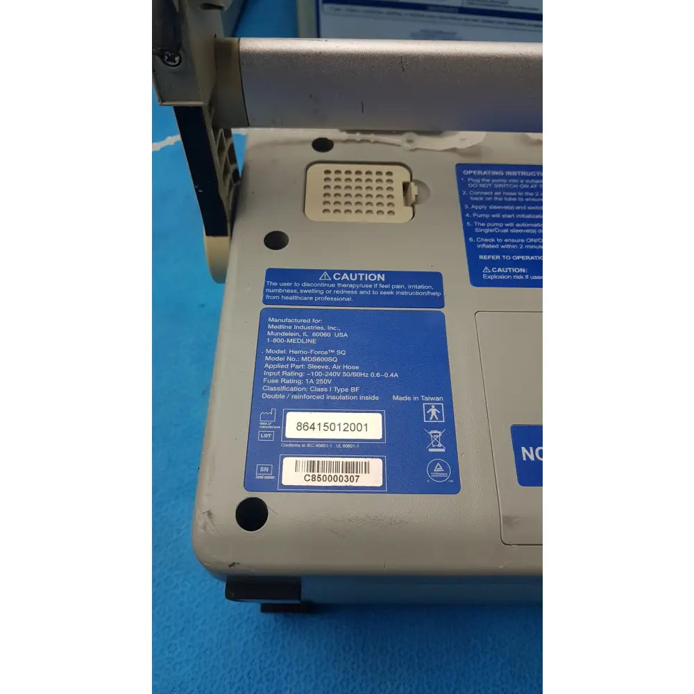 Lot of 5 Medline Hemo Force DVT Compression Pump - Sequential Compression Device (SCD) / DVT Pump