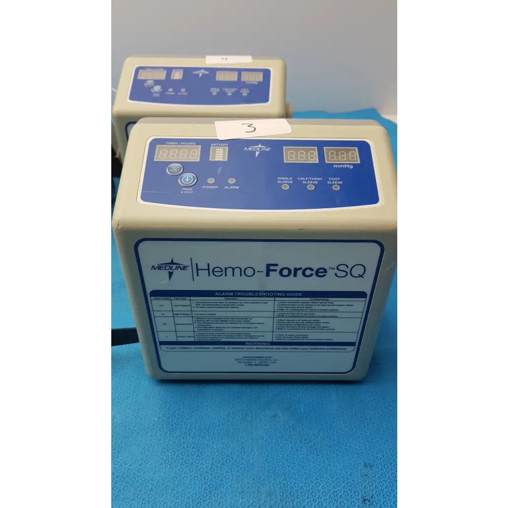 Lot of 5 Medline Hemo Force DVT Compression Pump - Sequential Compression Device (SCD) / DVT Pump